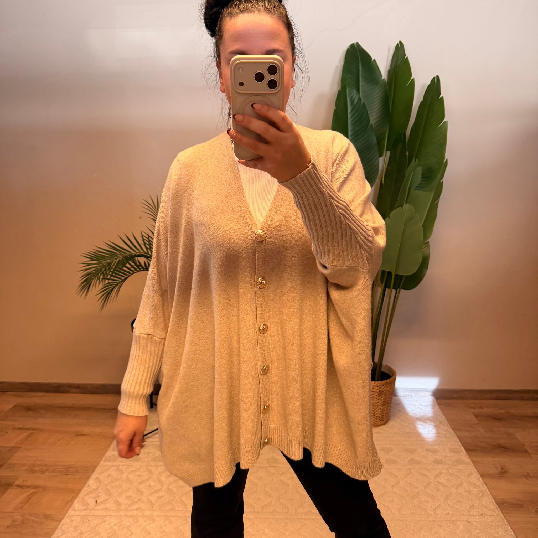 CARDIGAN LILLY BEIGE