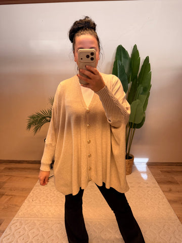 CARDIGAN LILLY BEIGE