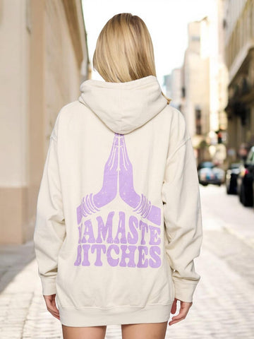 HOODIE NAMASTE BEIGE