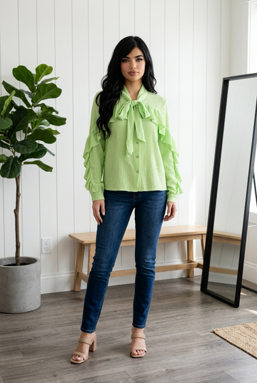 MUSSELINBLUSE SAMBA IN VERSCHIEDENEN FARBEN