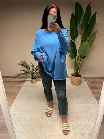 PULLOVER MAI BLAU