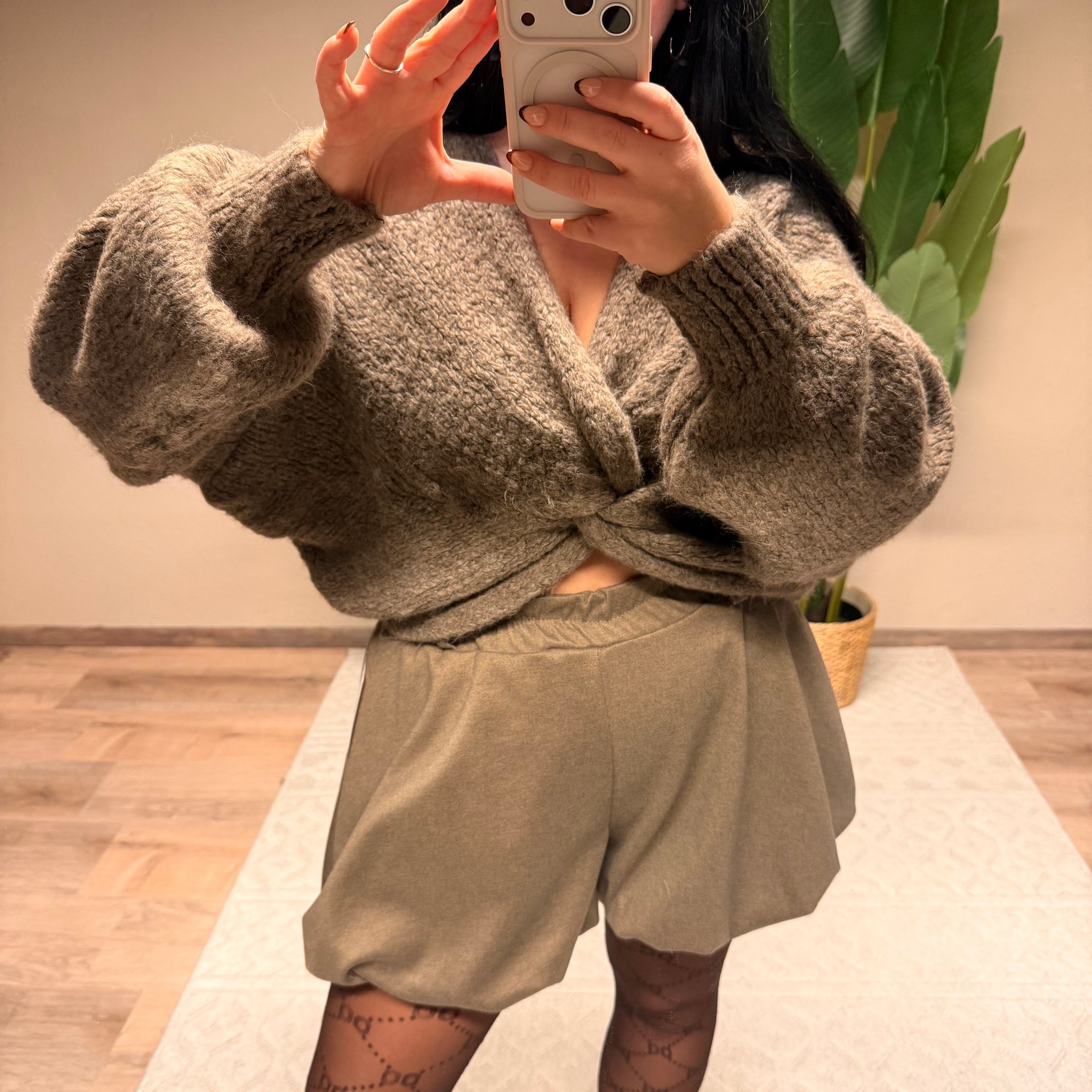 PULLOVER SCHLEIFI TAUPE