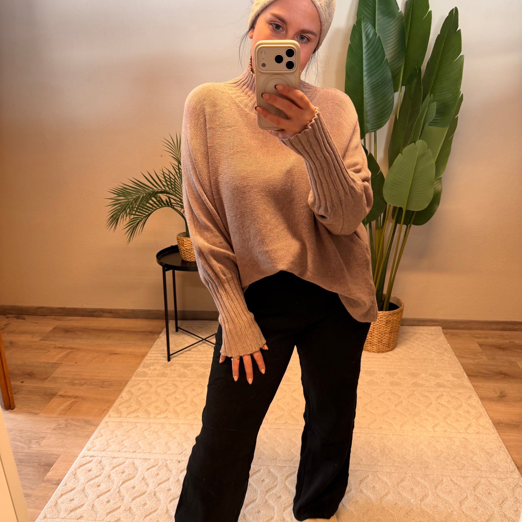 STRICKHOSE BIBI SCHWARZ