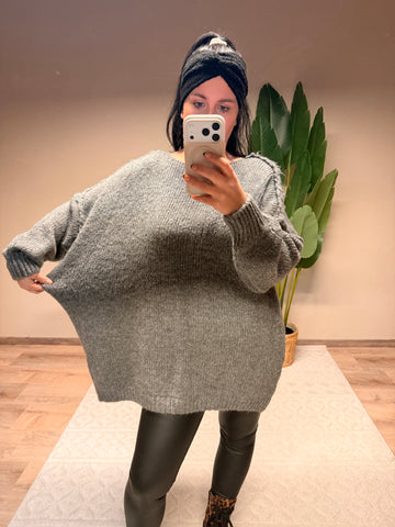 PULLOVER ZELINE GRAU