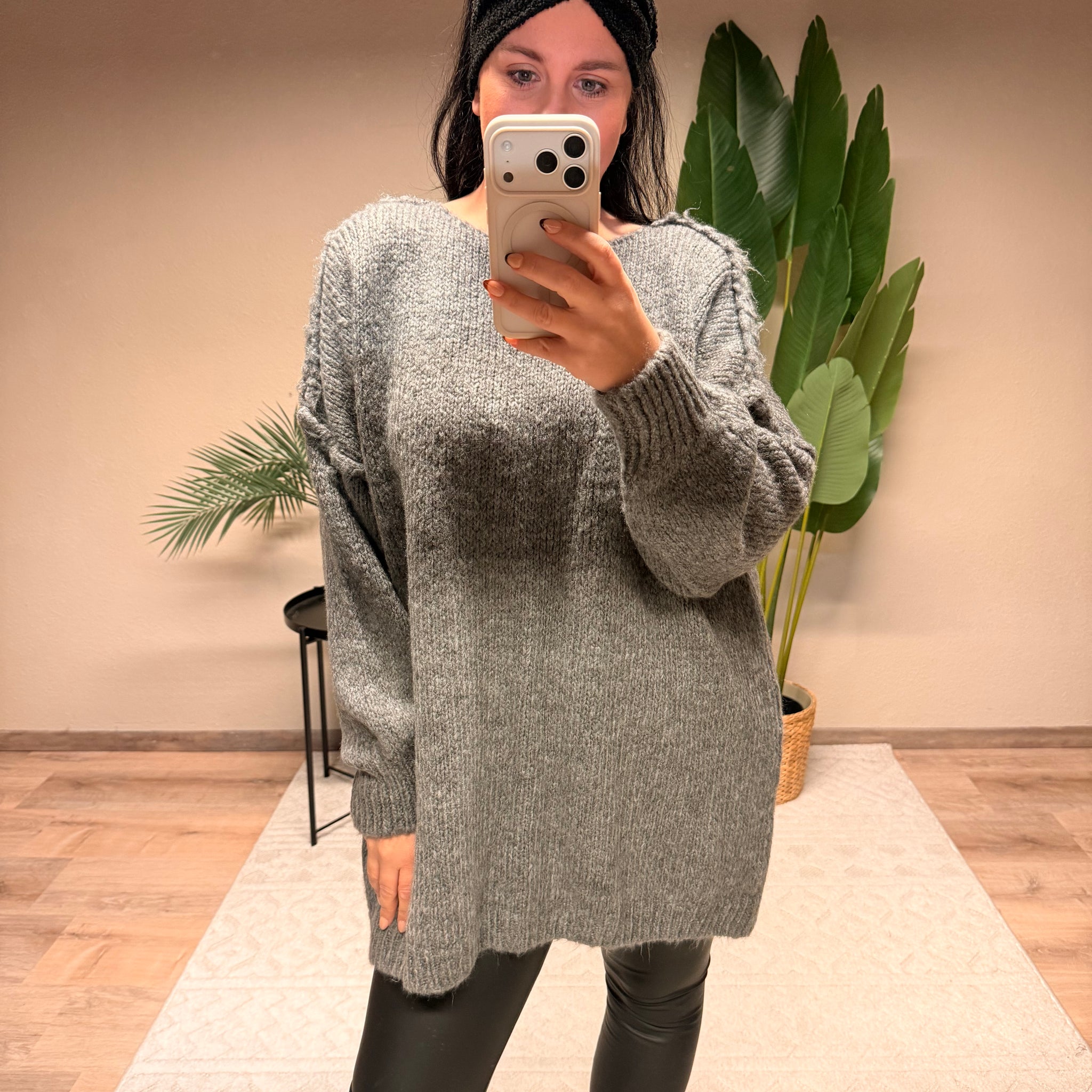 PULLOVER ZELINE GRAU