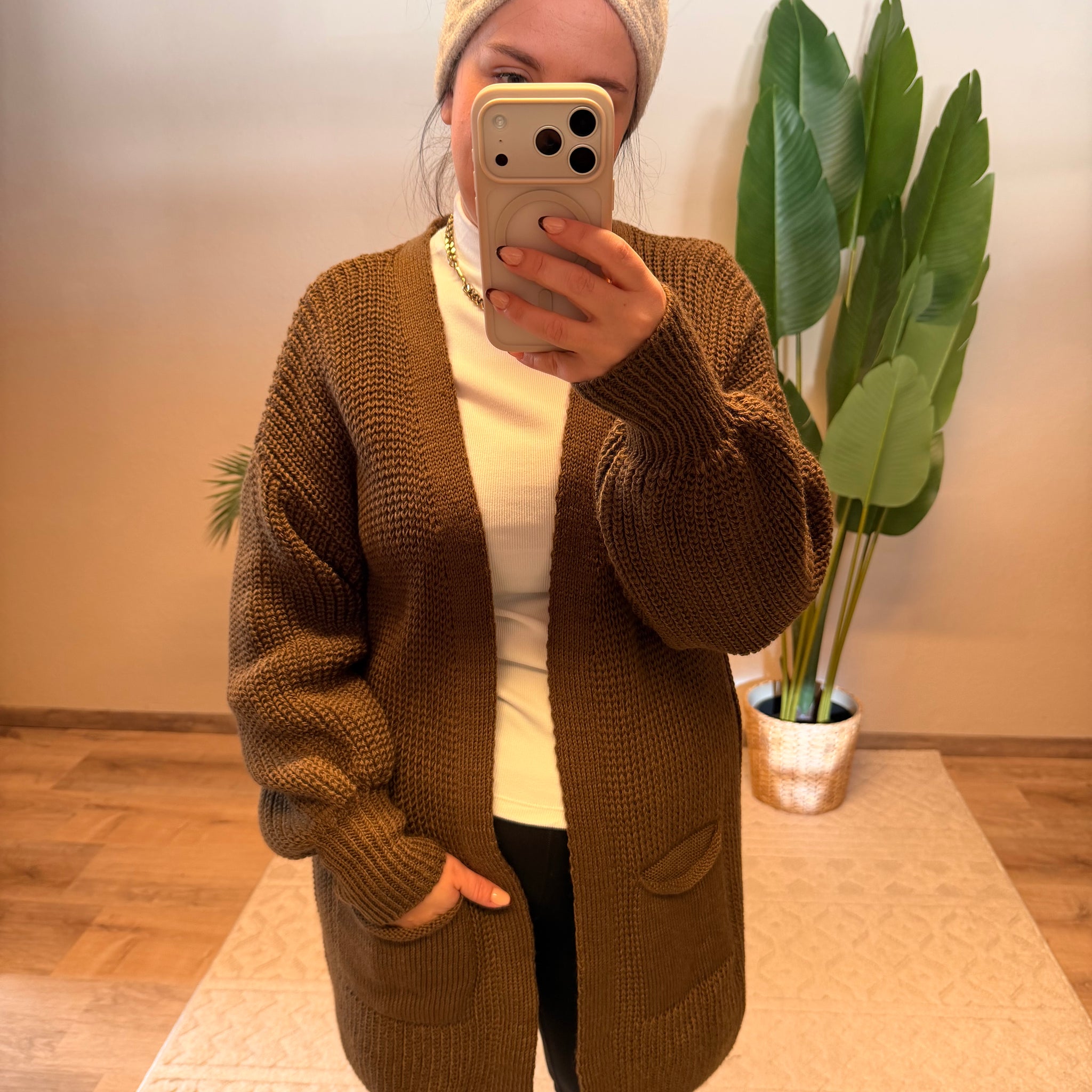 STRICKCARDIGAN LULU SCHOKO