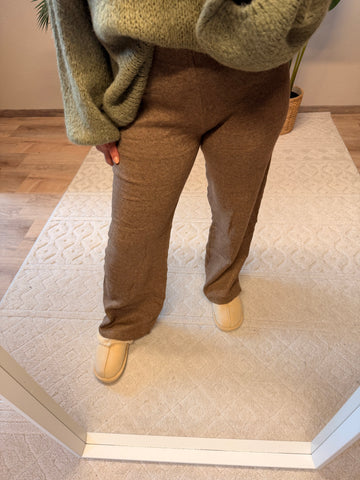 STRICKHOSE BIBI TAUPE