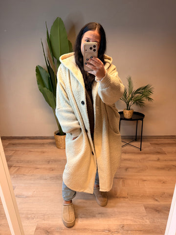 TEDDYMANTEL MELLE CREME