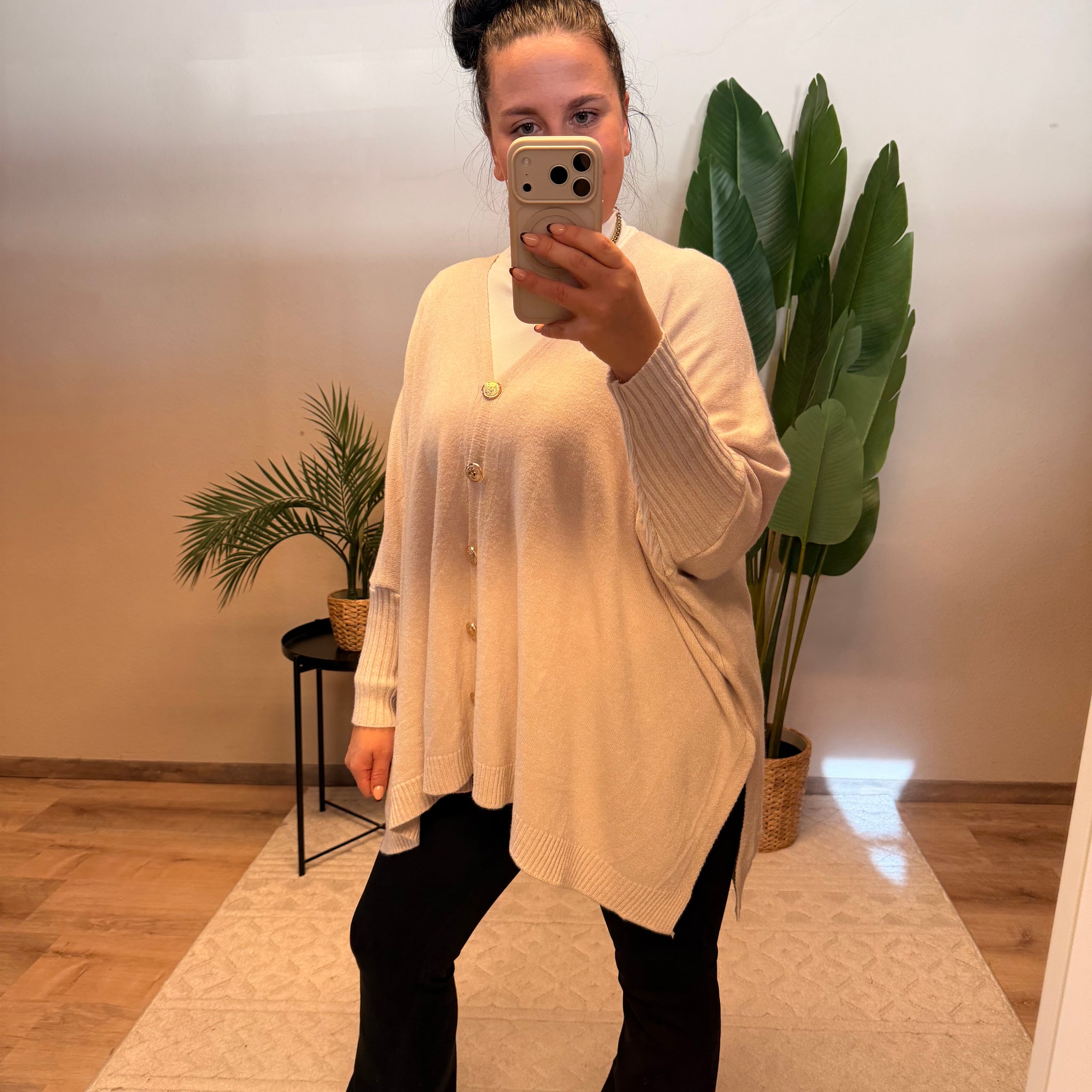 CARDIGAN LILLY CREME