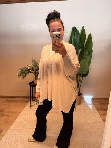 CARDIGAN LILLY CREME