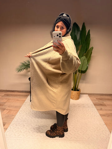 TEDDYMANTEL MELLE BEIGE