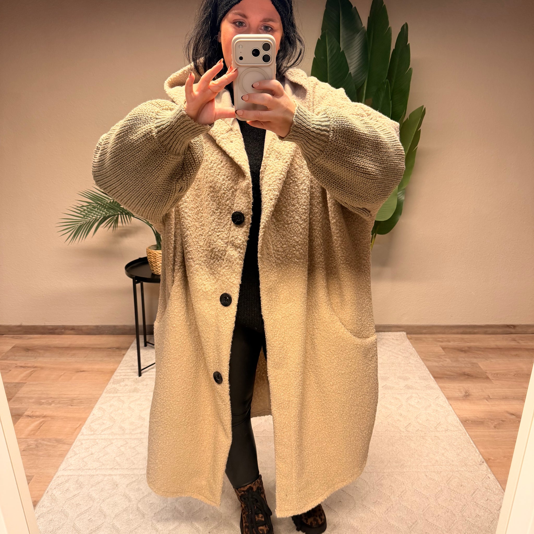 TEDDYMANTEL MELLE BEIGE