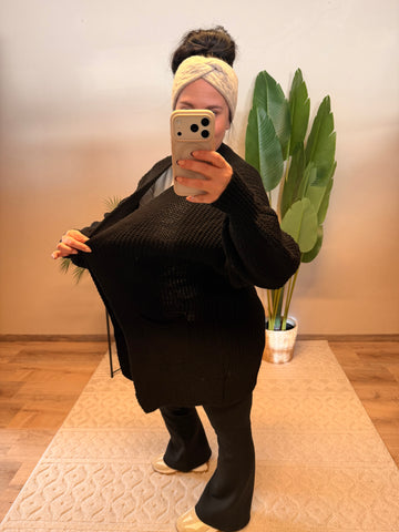 STRICKCARDIGAN LULU SCHWARZ