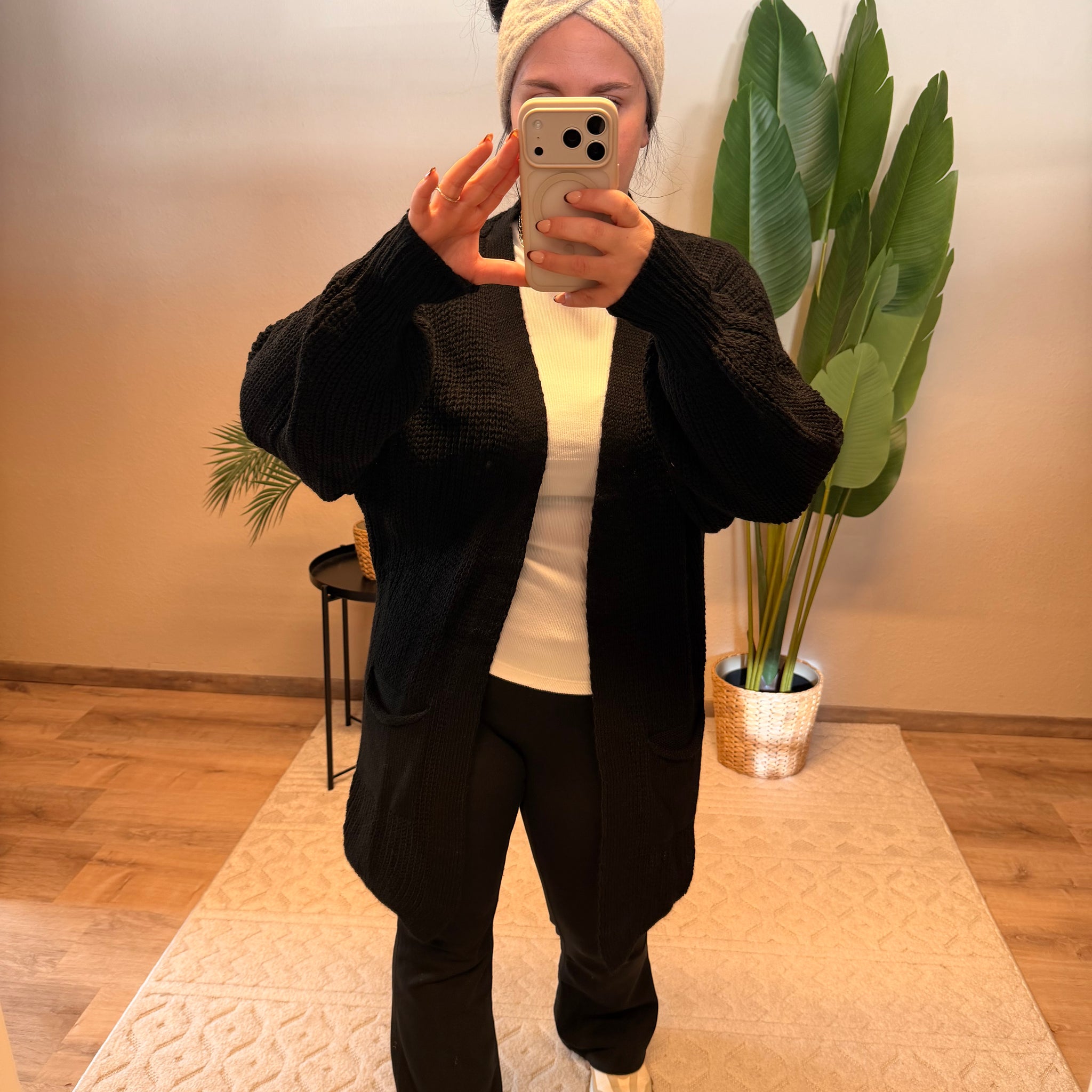 STRICKCARDIGAN LULU SCHWARZ