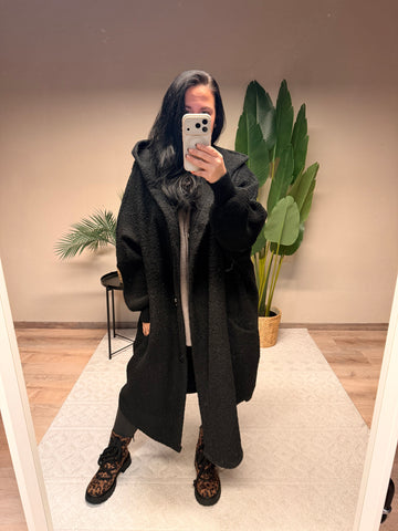 TEDDYMANTEL MELLE SCHWARZ